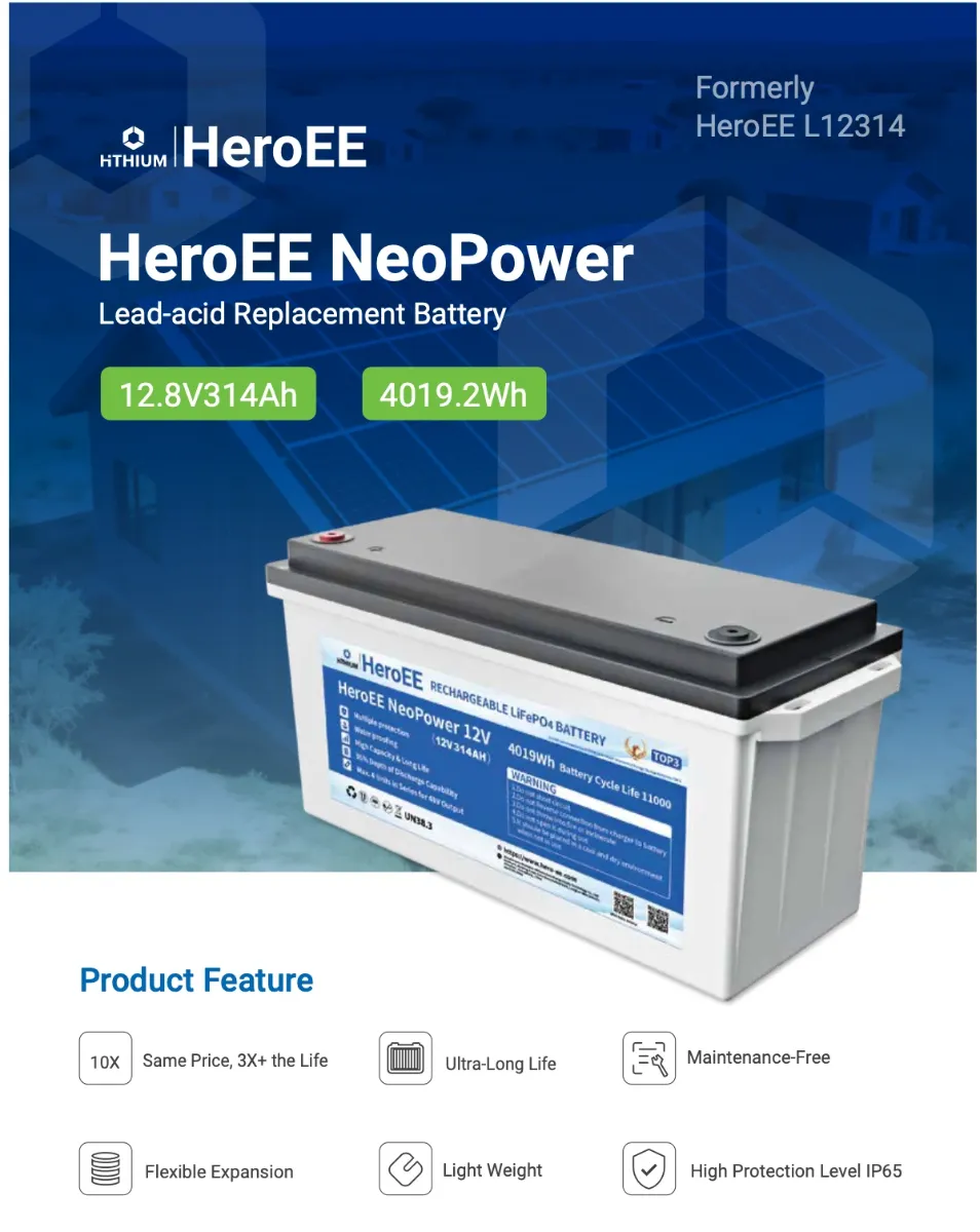 HiTHIUM HeroEE NeoPower (12.8V 314Ah Lead-Acid Replacement)